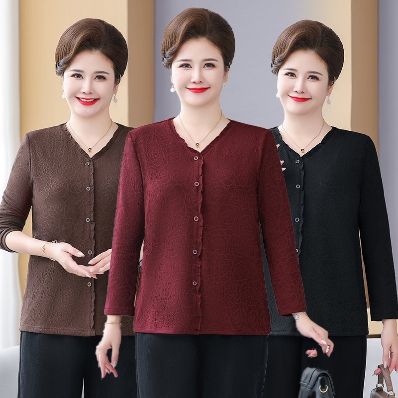 Summer Clothing Fabric - Plus Size Lente Herfst Nieuwe Mid-Age