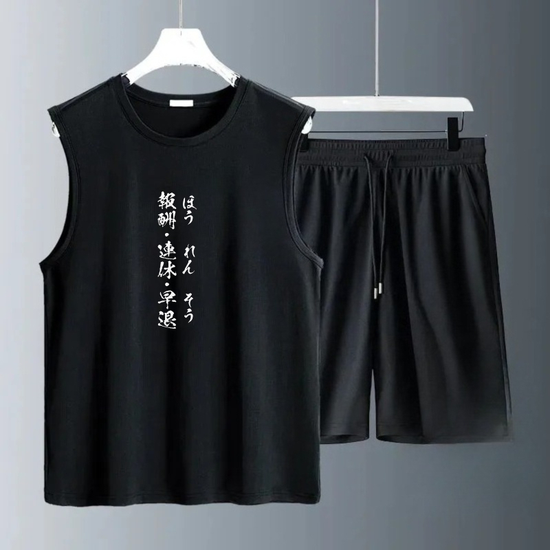 Summer Clothing Sets Men - Herenshirtjesets 2026 Zomer Snel drogende sets
