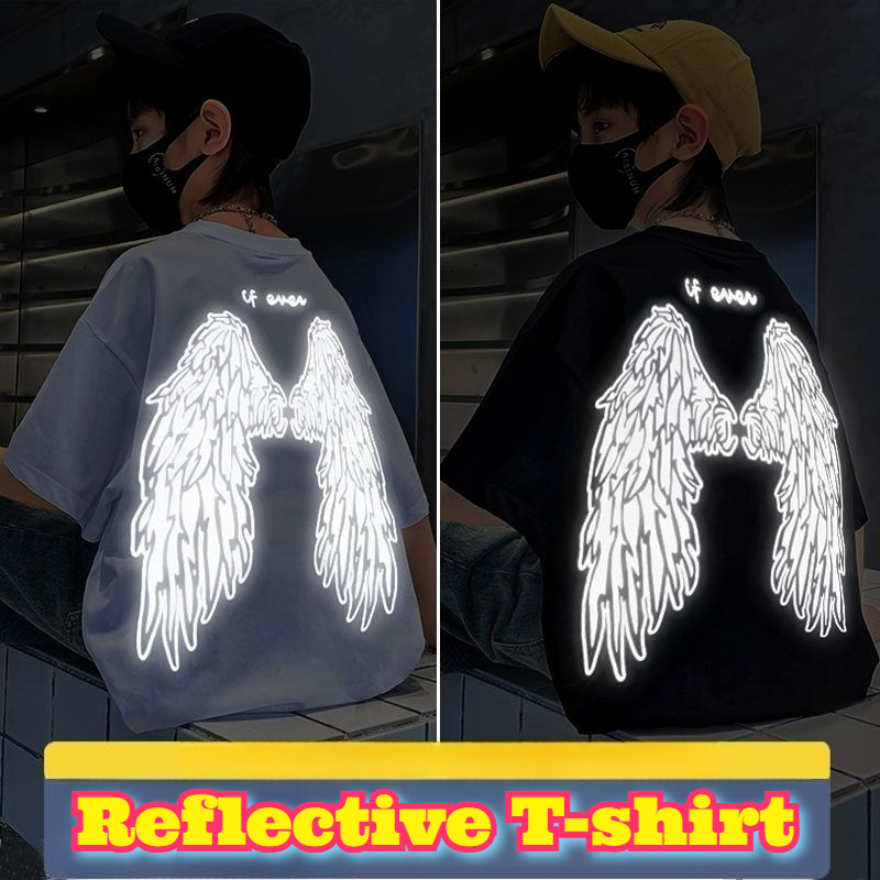 Summer Clothing Boys - Jeugd reflecterende vleugels T-shirt katoen korte