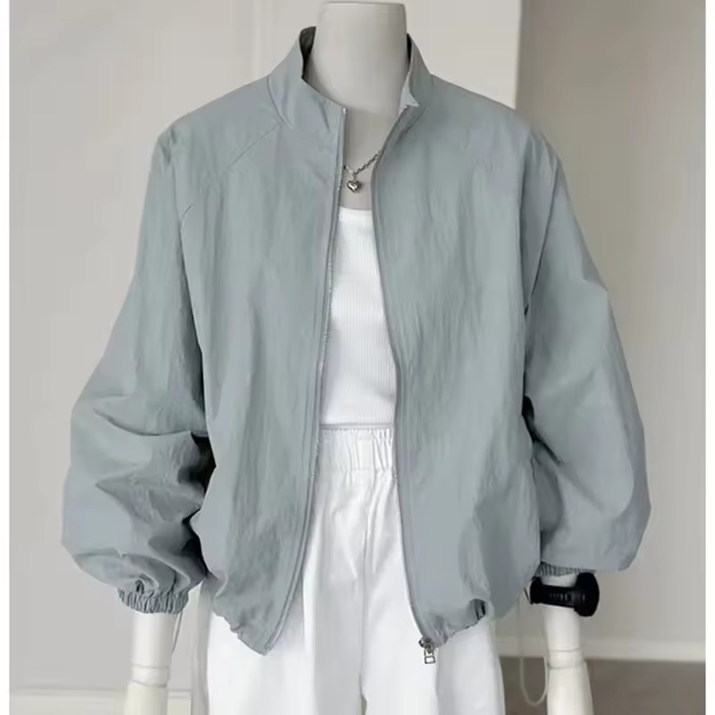 Crew Clothing Summer Jacket - Koreaanse Vrouwen Lange Mouwen Zonnebrandcrème Kleding