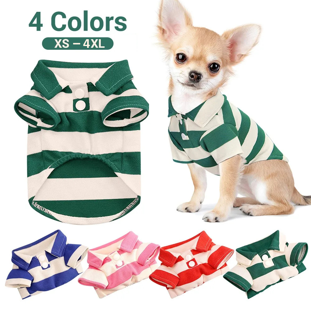 Summer Dog Clothing - Hondenshirt Zomer Hondenkleding Vrijetijdskleding voor kleine