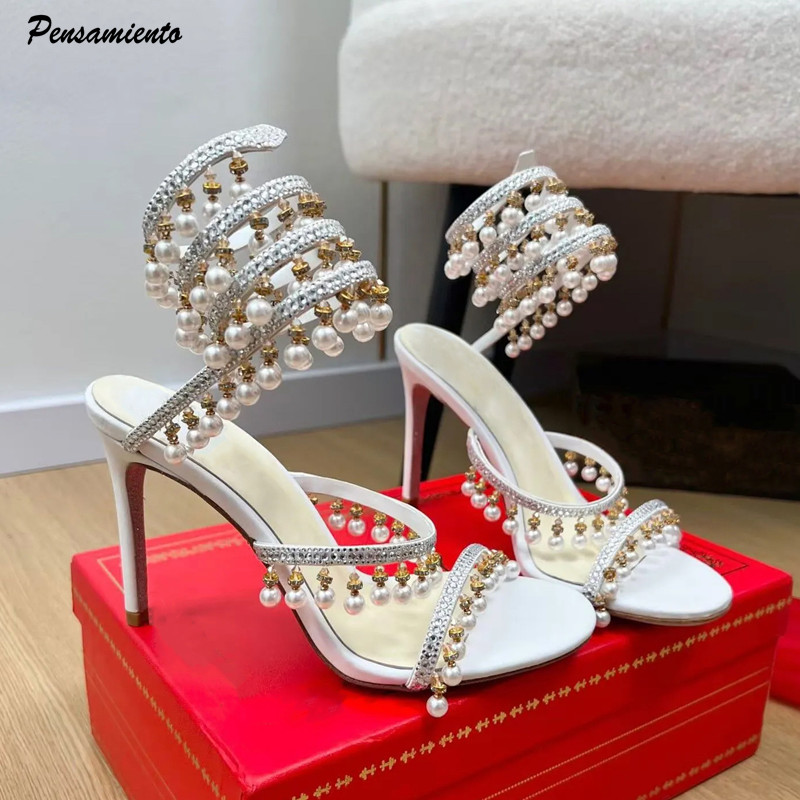 Summer Clothing Offers - Luxe strass steentjes parels kwastjes dames