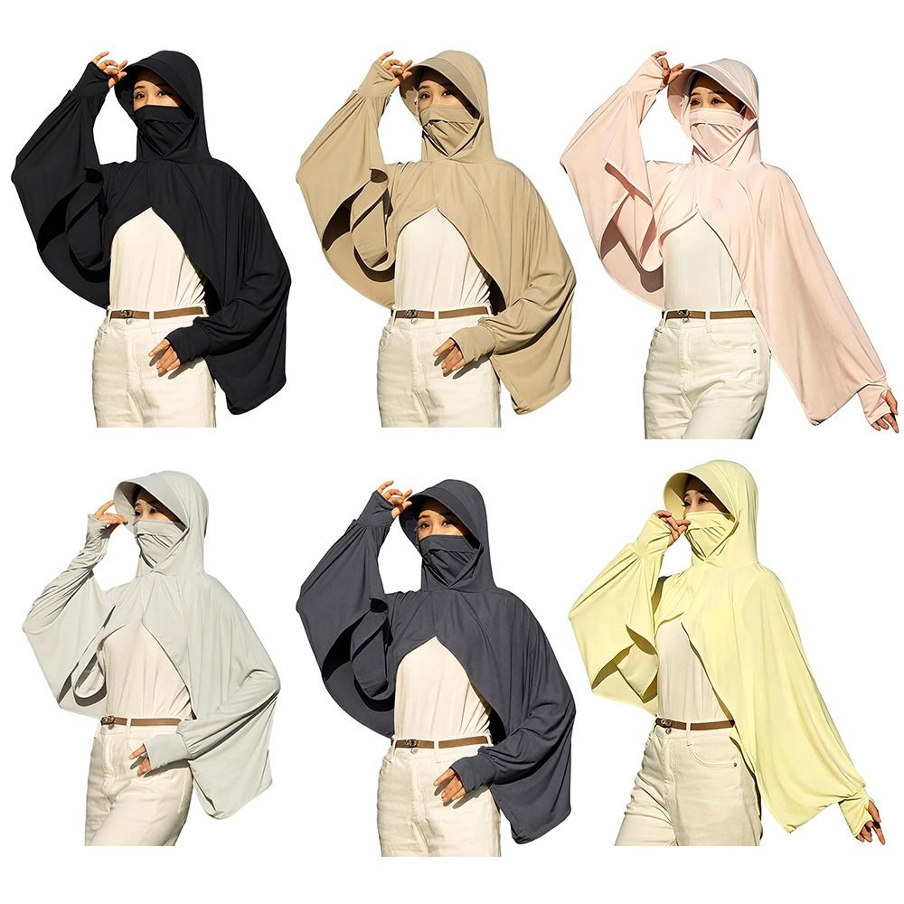 Summer Clothing Drive - IJszijde zonnebrandcrème sjaal met lange mouwen,