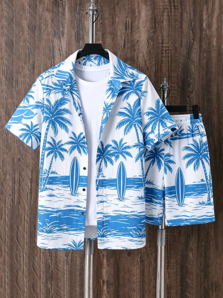 Beach Shirt Hawaiian - Set van overhemd en korte broek