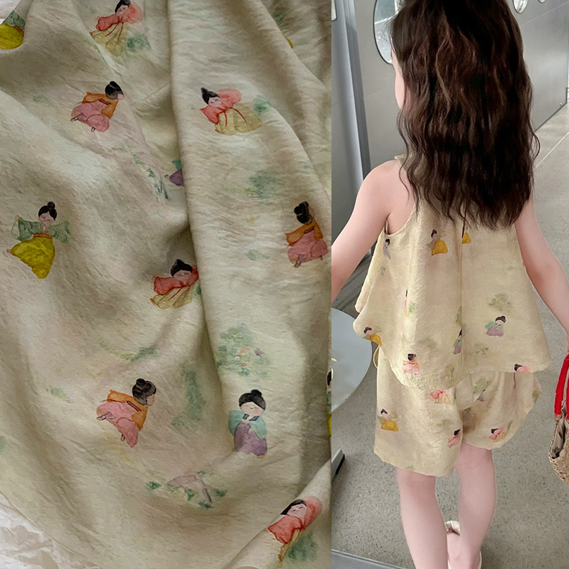 Summer Clothing Fabric - Leuke printstof voor doe-het-zelf zomerkleding broek