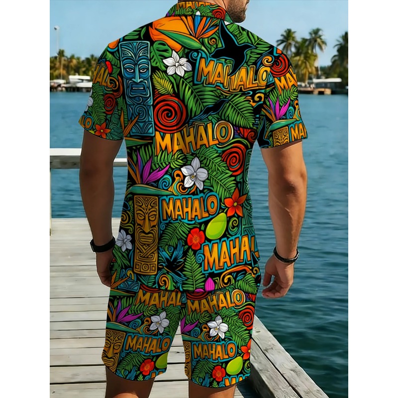Hawaïaans overhemd en shorts s - Beach Shirt Hawaiian recensie en prijs