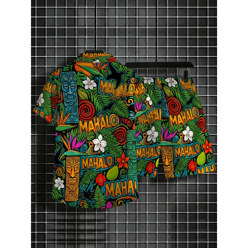 Hawaïaans overhemd en shorts s - Beach Shirt Hawaiian recensie en prijs
