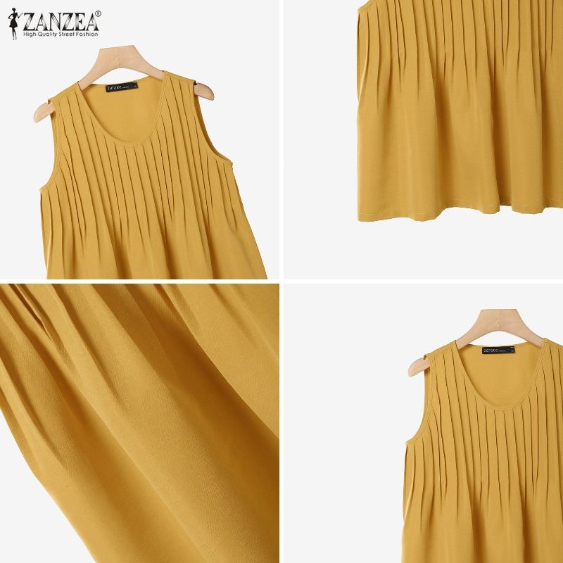 ZANZEA Plus Size 5XL Vrouw Pin - Summer Clothing Plus Size Women recensie en prijs