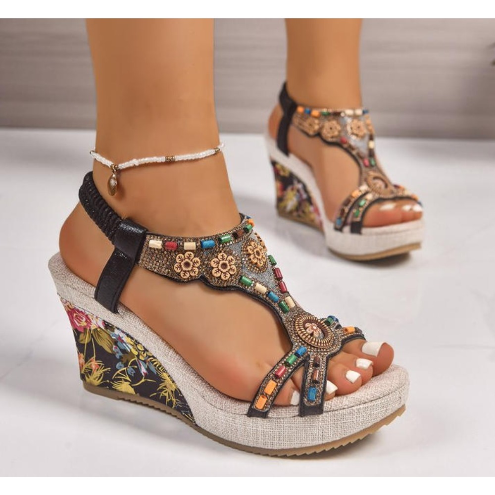 Dames lederen zomermode wedge  - Summer Clothing Plus Size recensie en prijs