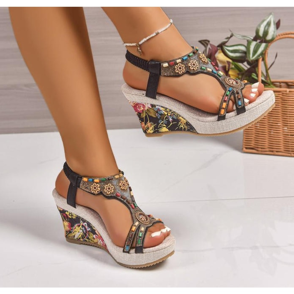 Dames lederen zomermode wedge  - Summer Clothing Plus Size recensie en prijs