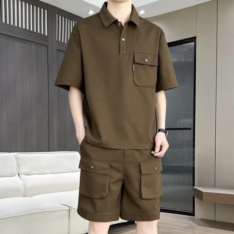 Herens zomerset met korte mouw - Summer Clothing Sets Men recensie en prijs