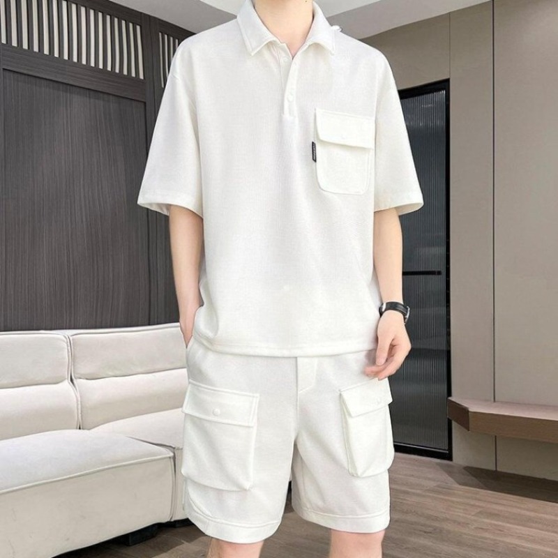 Herens zomerset met korte mouw - Summer Clothing Sets Men recensie en prijs