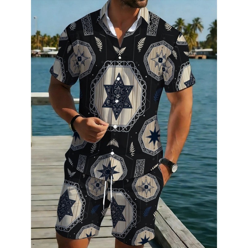 Sterrenpatroon Heren tweedelig - Beach Shirt Hawaiian recensie en prijs