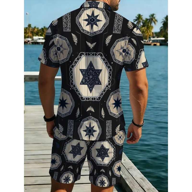 Sterrenpatroon Heren tweedelig - Beach Shirt Hawaiian recensie en prijs