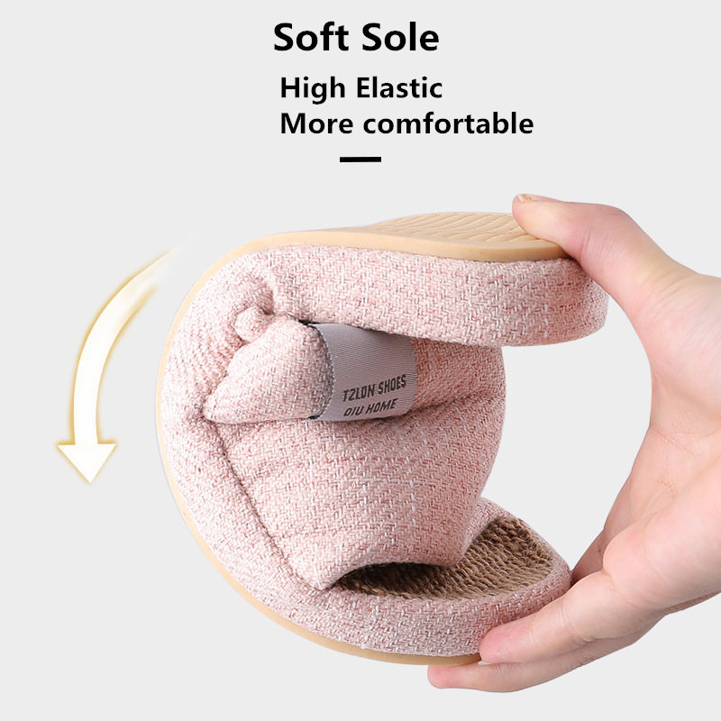 Ademende linnen pantoffels voo - Summer Clothing Fabric recensie en prijs