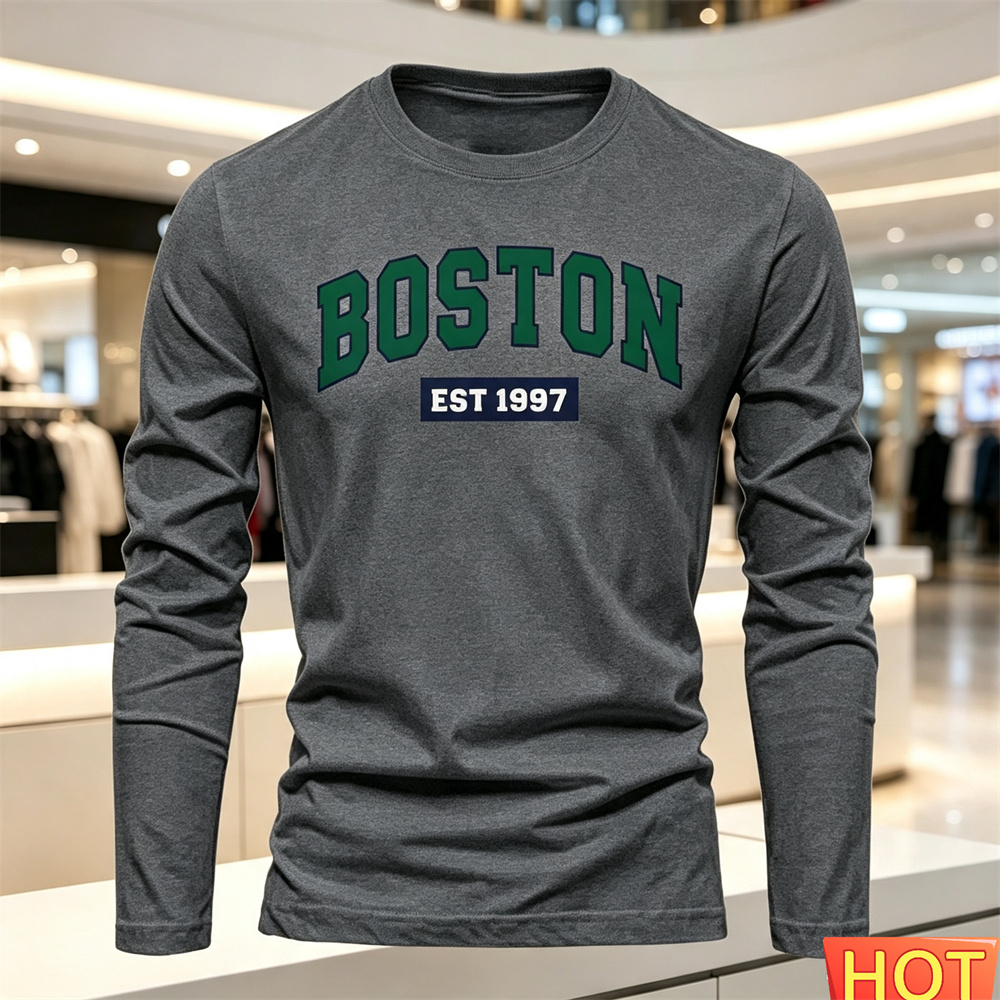 Herfst Zomer heren T-shirt met - Summer Clothing Tops recensie en prijs