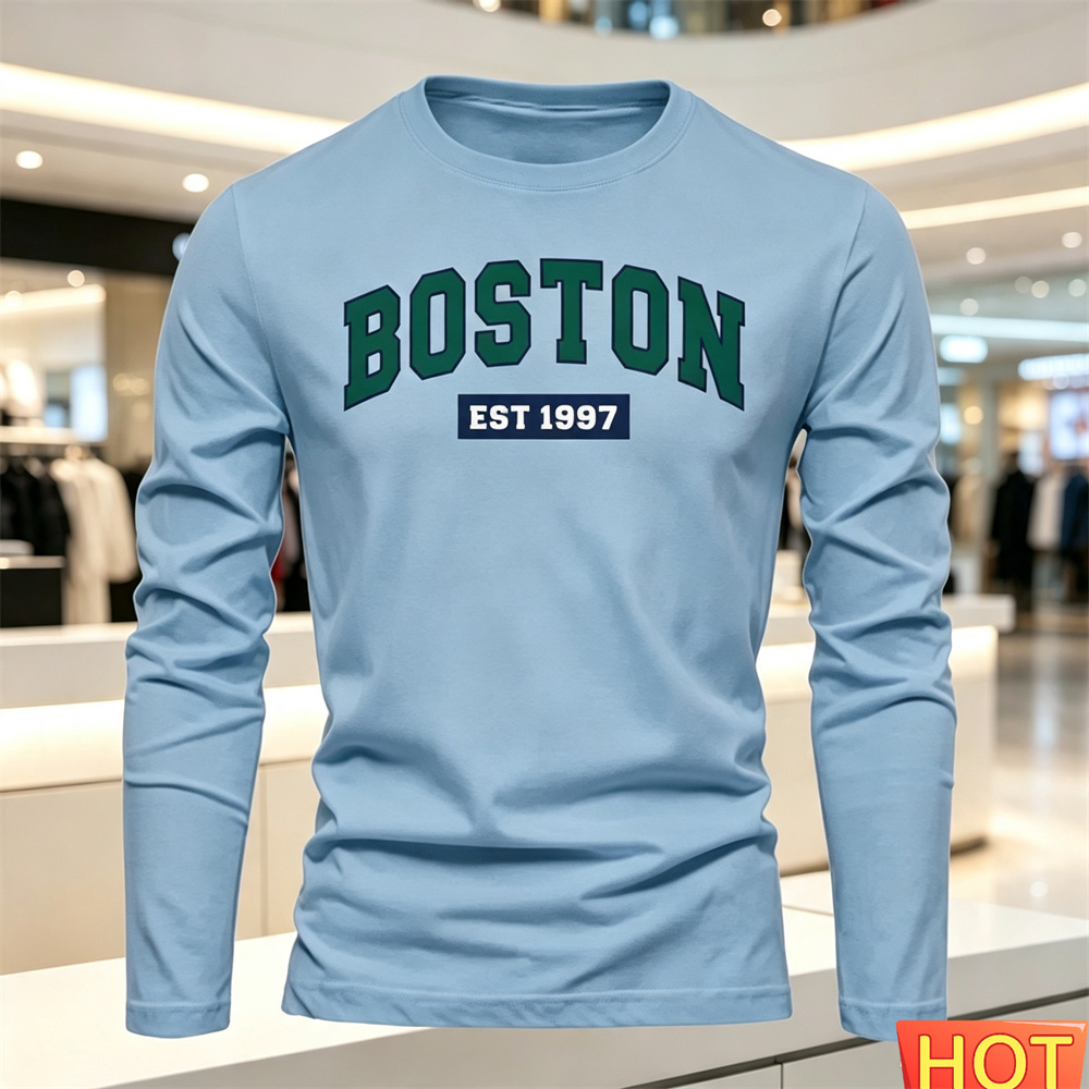 Herfst Zomer heren T-shirt met - Summer Clothing Tops recensie en prijs