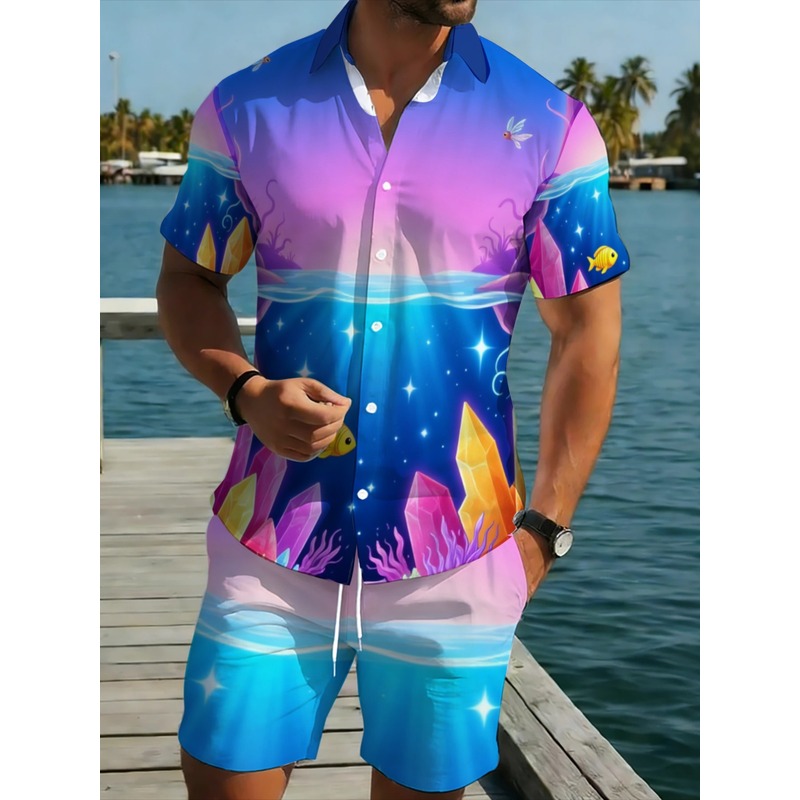Heren polyester Hawaiiaans ove - Beach Shirt Hawaiian recensie en prijs