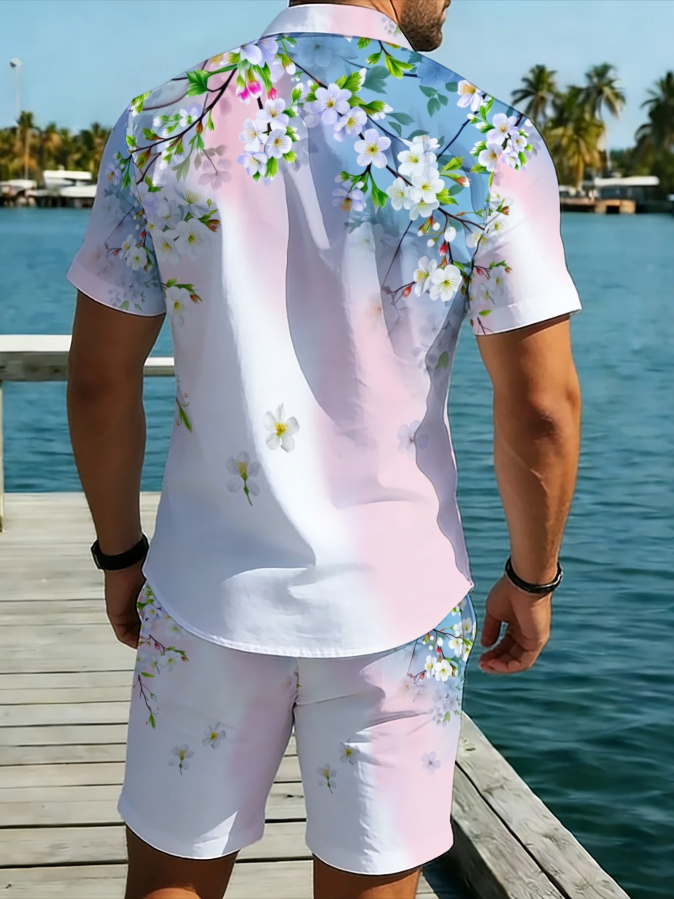 Heren Hawaiiaans 2-delig set m - Beach Shirt Hawaiian recensie en prijs