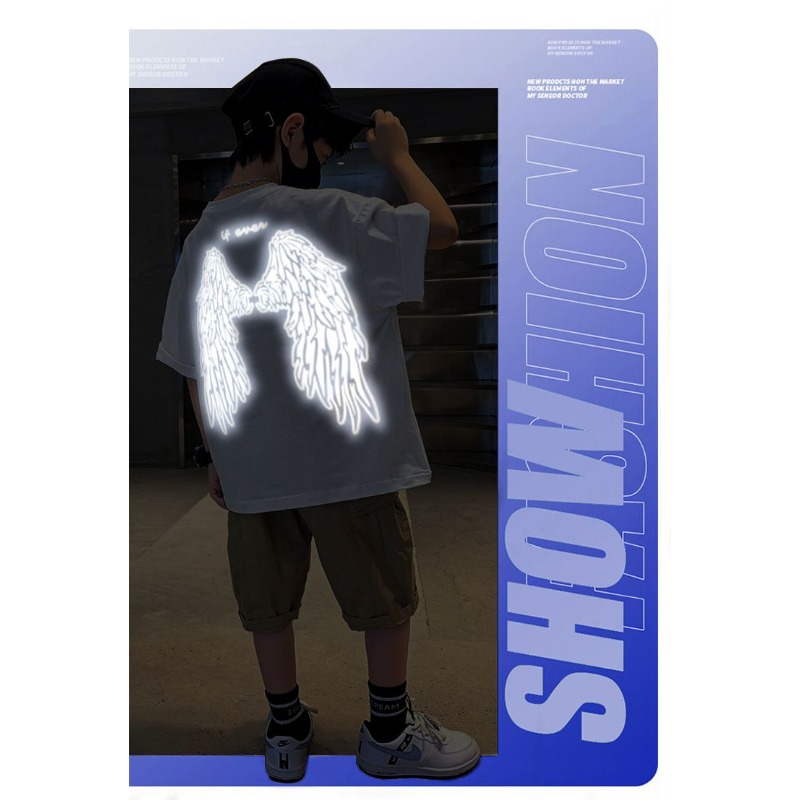 Jeugd reflecterende vleugels T - Summer Clothing Boys recensie en prijs