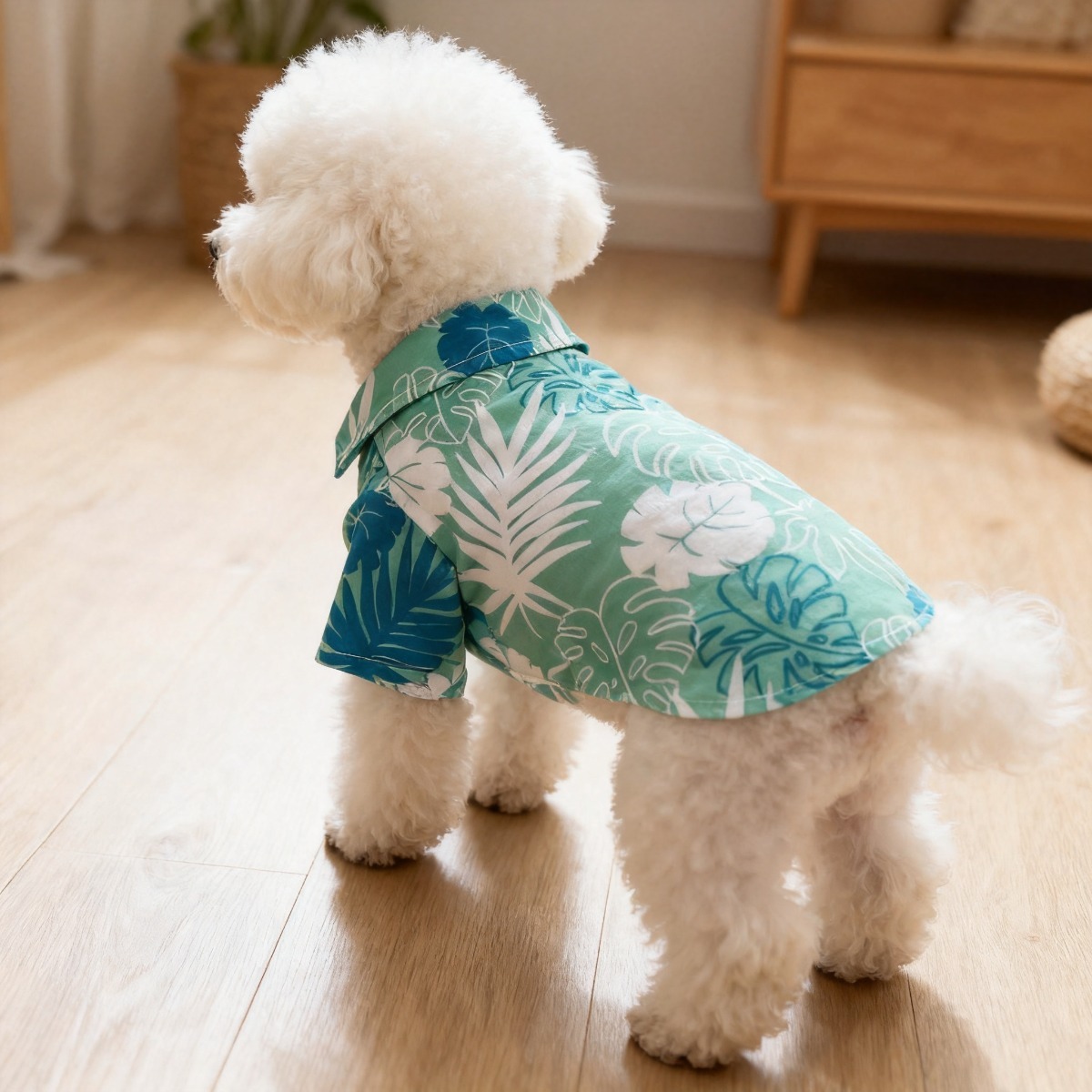 Cat Flower Shirt, lichtgewicht - Summer Dog Clothing recensie en prijs