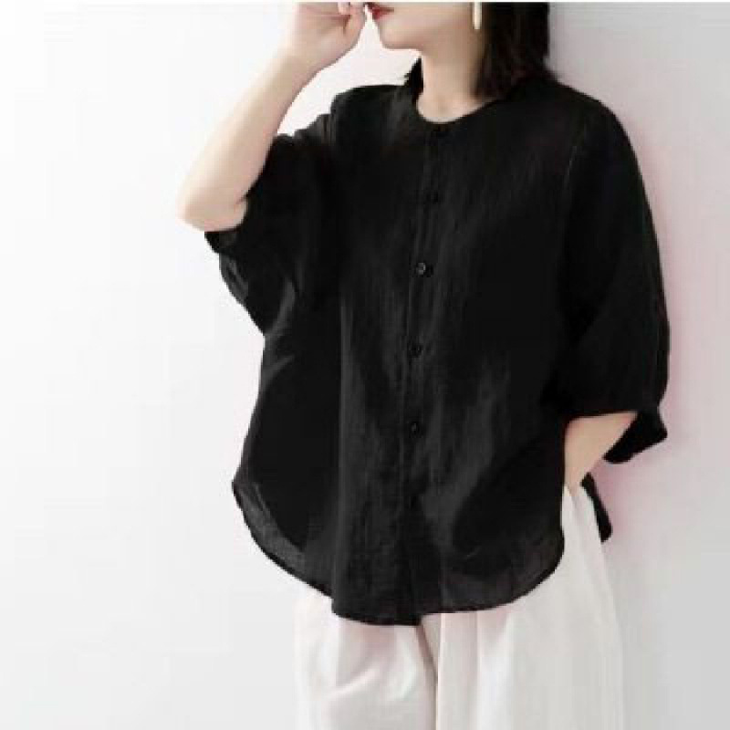 Overhemd van katoen en linnen  - Summer Clothing Linen recensie en prijs