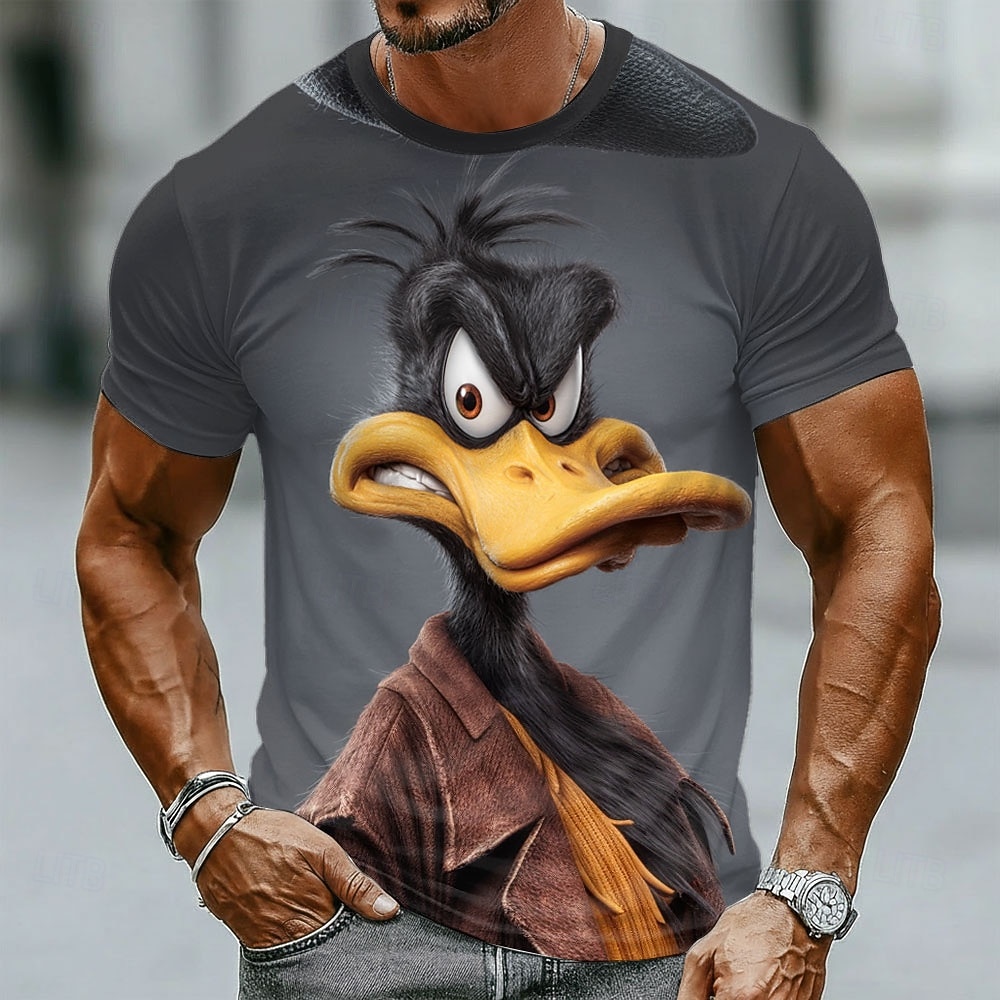 Grappige 3D Grumpy Black Duck  - Crew Clothing Summer Jacket recensie en prijs