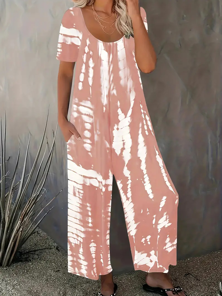 Plus Size Gestreepte Jumpsuit  - Summer Clothing Plus Size recensie en prijs