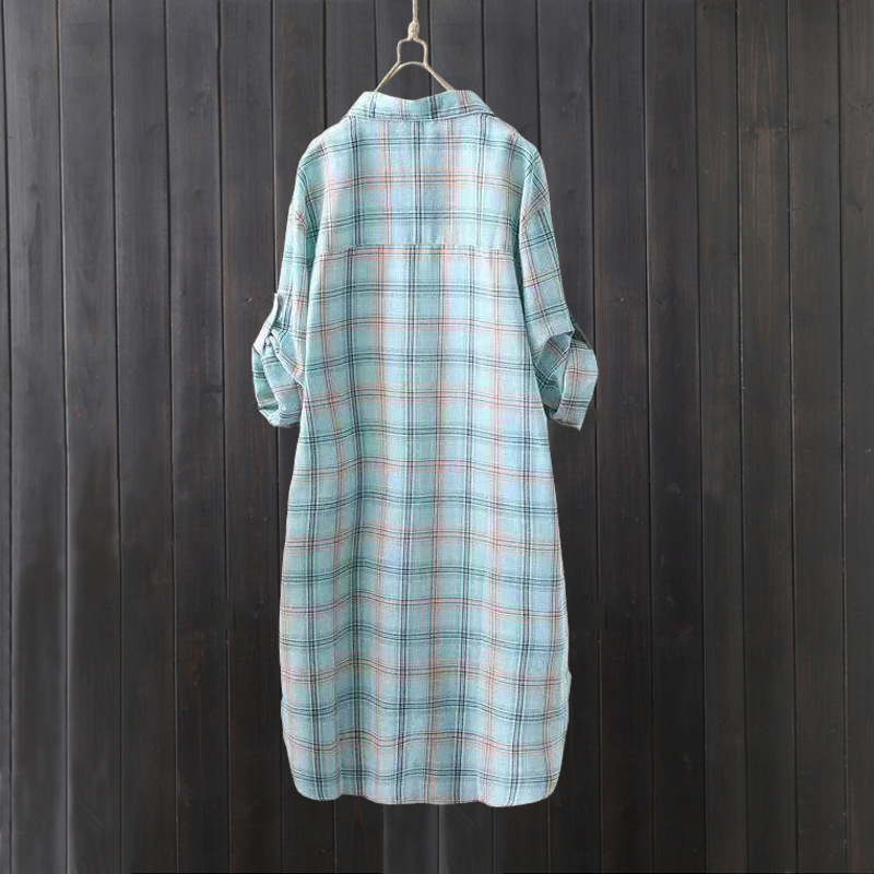 Geruit overhemd dames zomer la - Summer Clothing Linen recensie en prijs