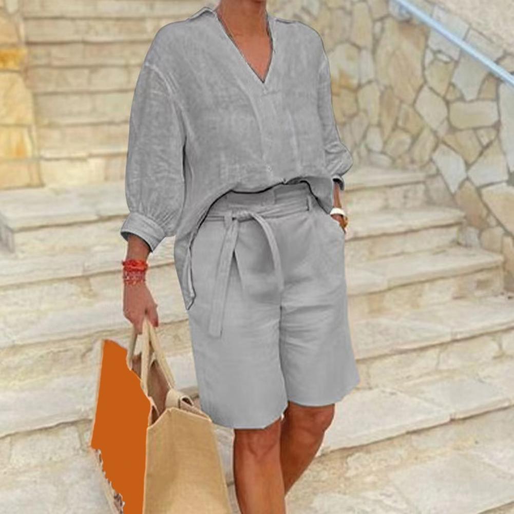 Katoenen linnen dames tweedeli - Summer Clothing Linen recensie en prijs