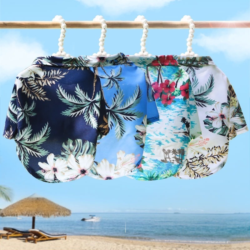 Hawaiiaanse stijl hondenkledin - Summer Dog Clothing recensie en prijs