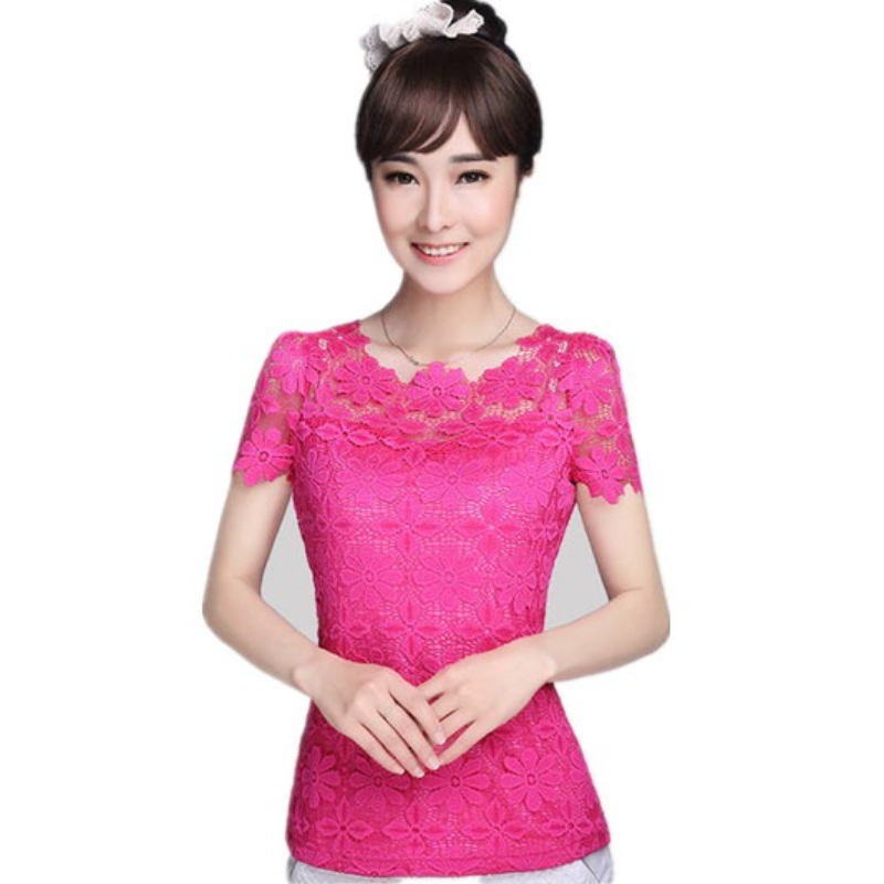 Plus size dames kant blouse sh - Summer Clothing Plus Size Women recensie en prijs