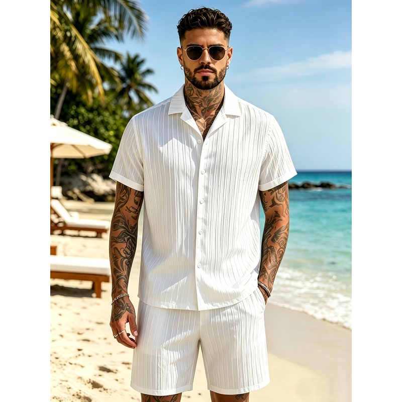 2 zomerse casual pakken voor h - Summer Clothing Sets Men recensie en prijs