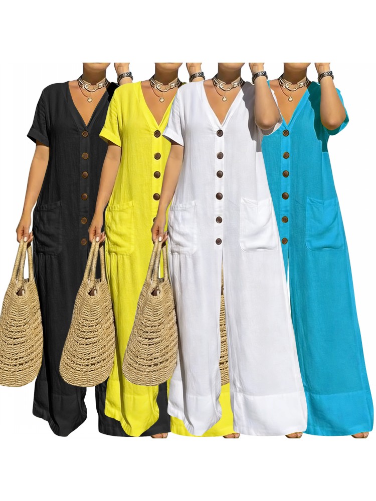 Plus Size Dameskleding Jumpsui - Summer Clothing Plus Size recensie en prijs