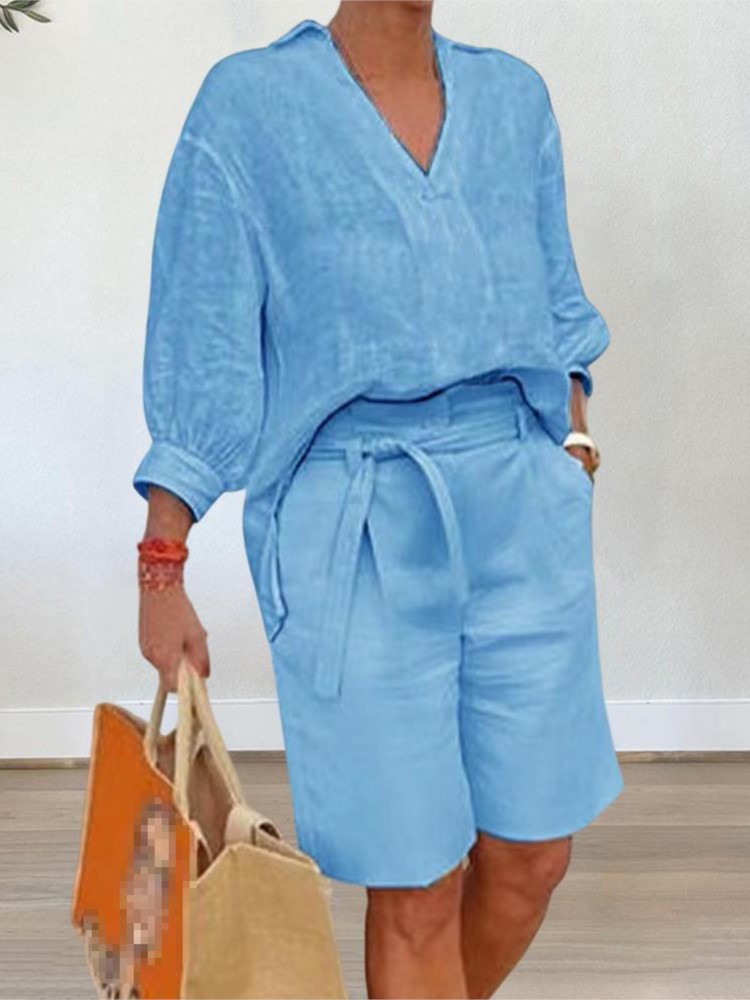 Vrouwen Pakken Elegante Stijl  - Summer Clothing Linen recensie en prijs
