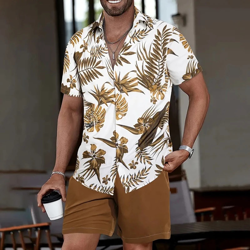 Hawaïaans overhemd met korte m - Beach Shirt Hawaiian recensie en prijs