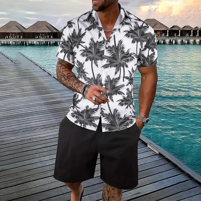 Hawaïaans overhemd met korte m - Beach Shirt Hawaiian recensie en prijs