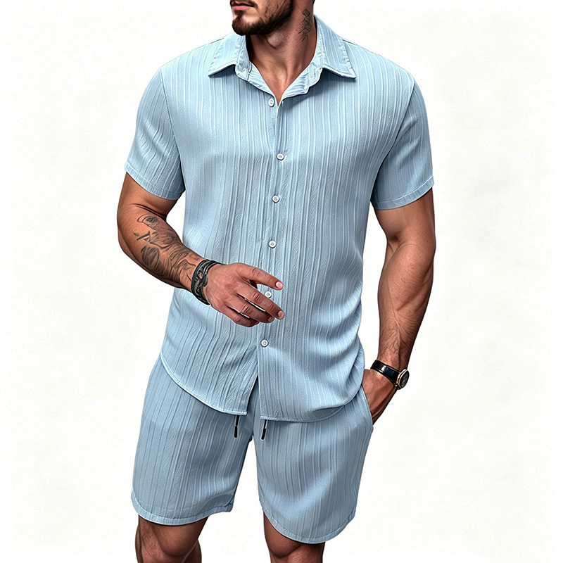2026 Nieuwe Heren Verticale Kr - Summer Clothing Sets Men recensie en prijs