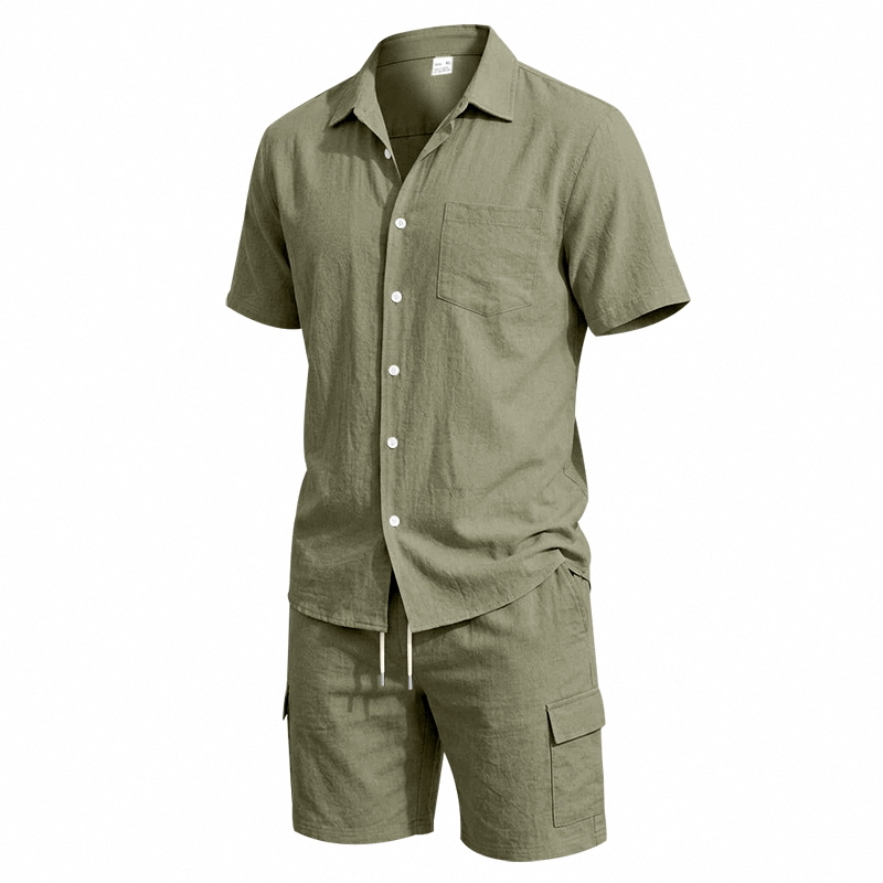 Heren zomer Amerikaans linnen  - Summer Clothing Sets Men recensie en prijs
