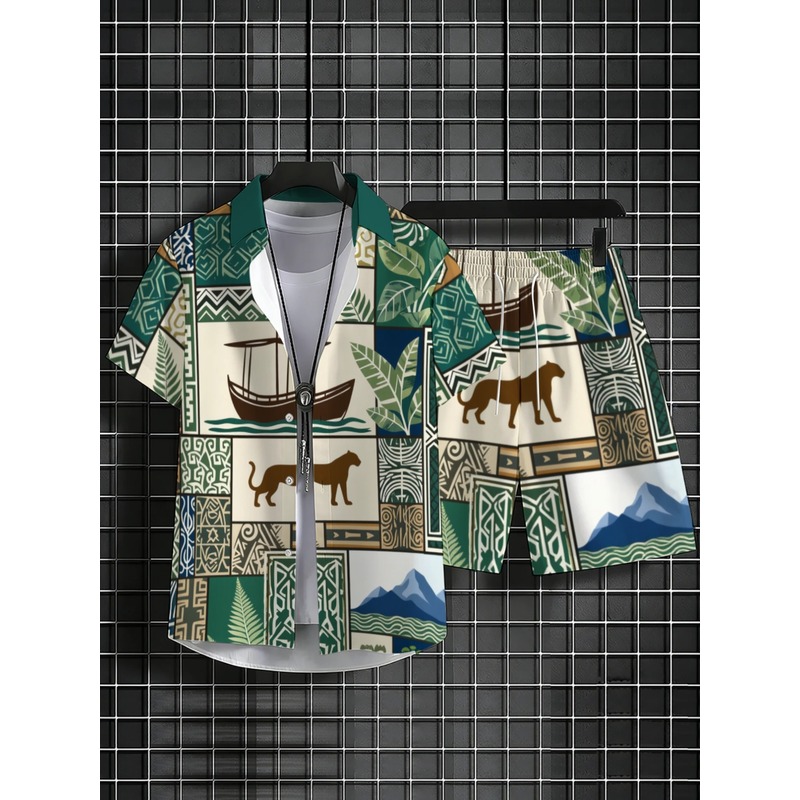 Casual tweedelige outfit voor  - Beach Shirt Hawaiian recensie en prijs